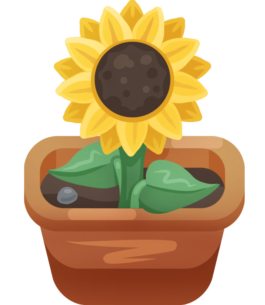 Potted Sunflower